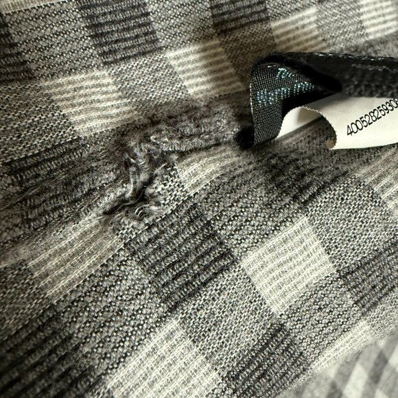 Marc Anthony Gray Corduroy Gingham Button Shirt - Picture 6 of 6